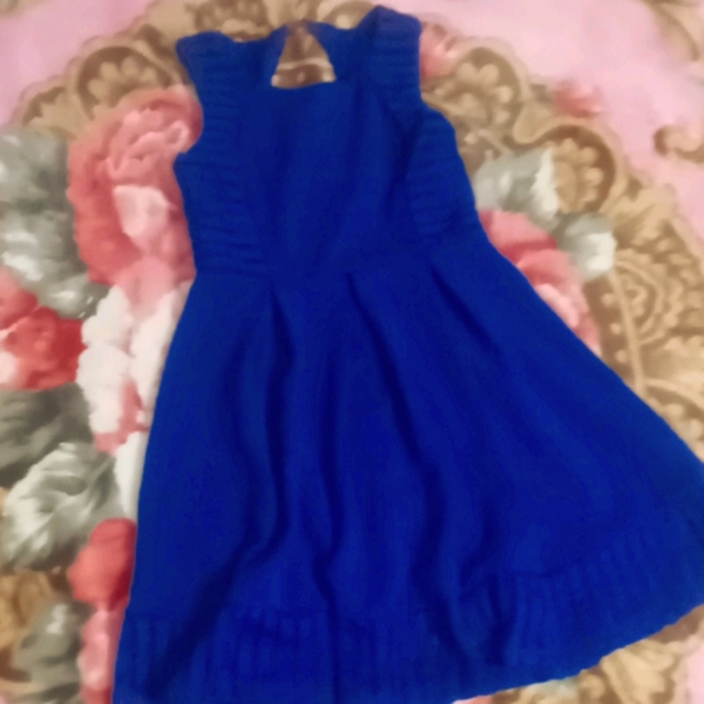 Blue dress